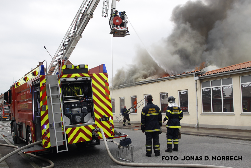 Brand i LifeClub Ringsted
